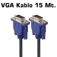 CABLE VGA M/t 15mt Görüntü Akt  15m Görüntü Aktarma Kablosu